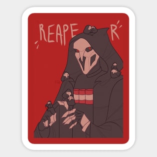 reaper overwatch Sticker